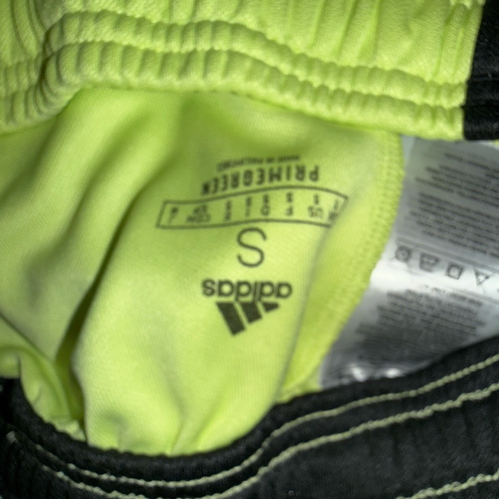 Adidas Men’s Tiro 23 pants in neon yellow (soccer style leg & zipper - NWOT) - Picture 8 of 8